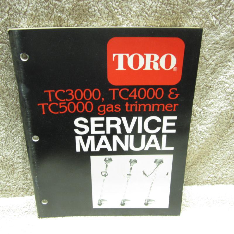 toro trimmers manuals